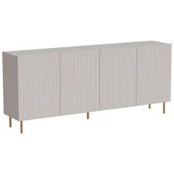 Credenza beige 200x42x82h cm 4 ante - Londa