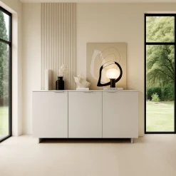 Credenza beige 180x41x90h cm 3 ante - Neto