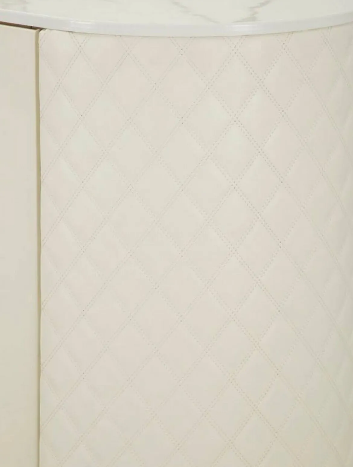 Credenza bianca e oro 120x40x85h cm 2 ante e 4 cassetti - Grotte
