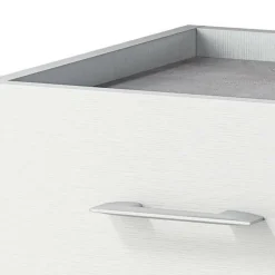 Credenza bianca 90x41x87h cm 1 anta e 4 cassetti - Aracnida