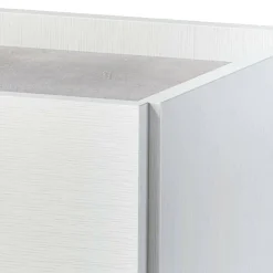 Credenza bianca 90x41x87h cm 1 anta e 4 cassetti - Aracnida