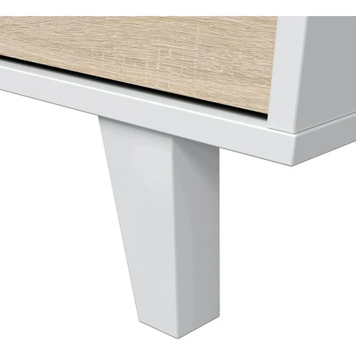 Credenza bianca 154x41x75h cm 3 ante - Acrolorum