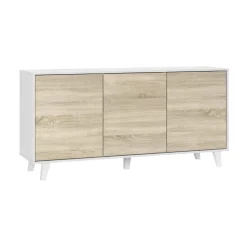 Credenza bianca 154x41x75h cm 3 ante - Acrolorum