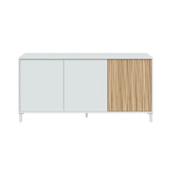 Credenza bianca 154x40x74h cm 3 ante - Ametista