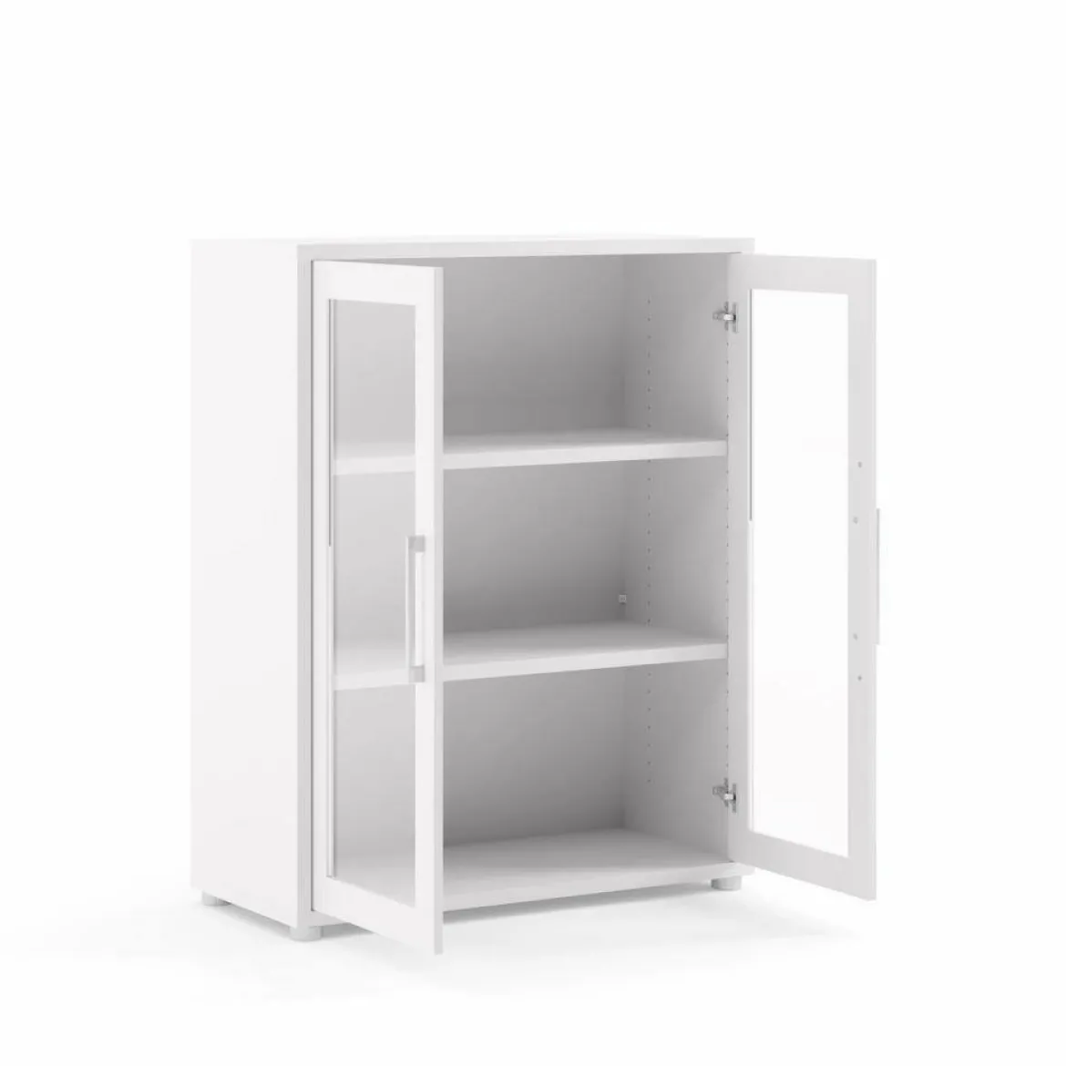 Credenza bianca 89x40x113h cm 2 ante - Ampezzo