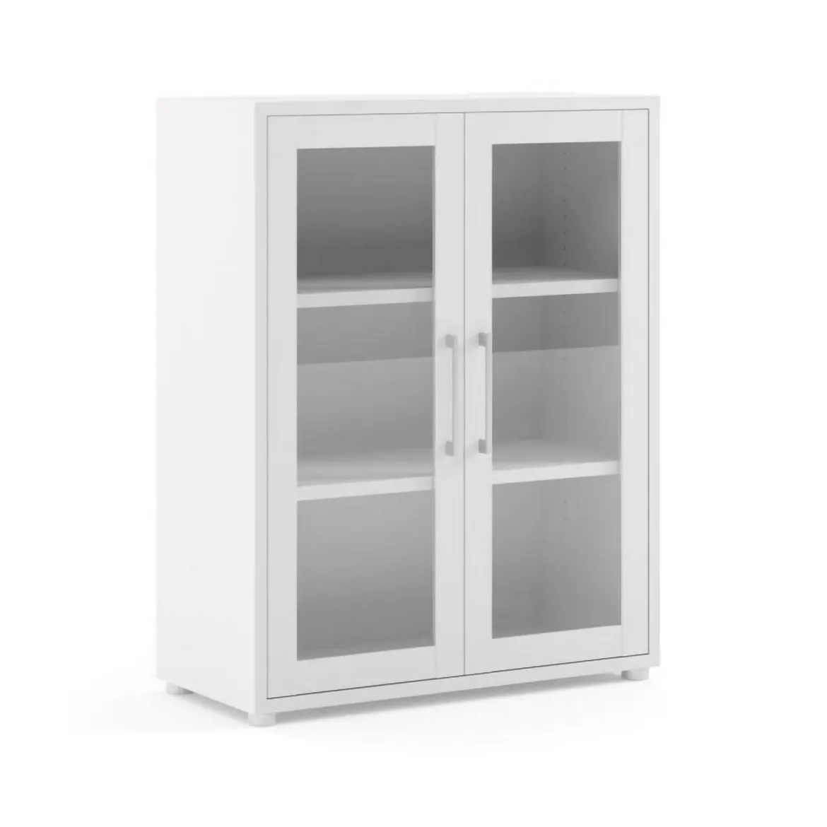 Credenza bianca 89x40x113h cm 2 ante - Ampezzo