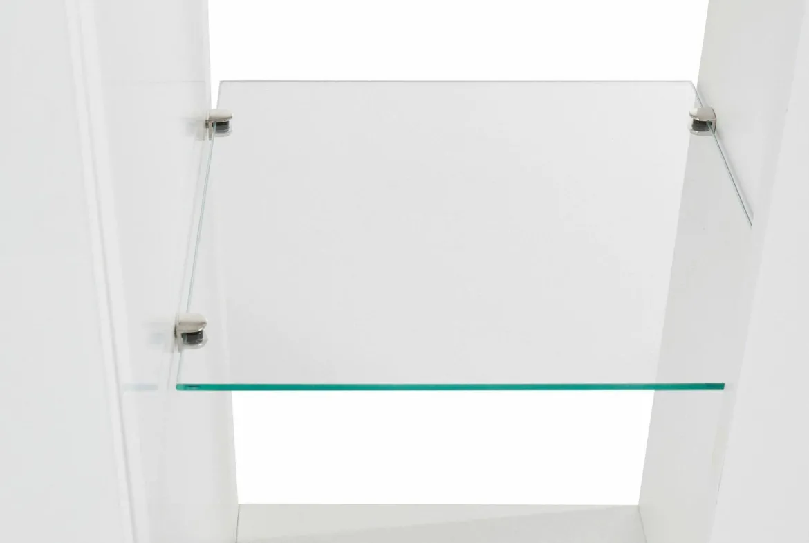 Credenza bianca 220x40x80h cm 4 ante - Atak