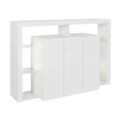 Credenza bianca 150x40x100h cm 3 ante - Bagnasco