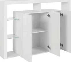 Credenza bianca 150x40x100h cm 3 ante - Bagnasco
