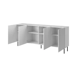 Credenza bianca 200x42x82h cm 4 ante - Corana