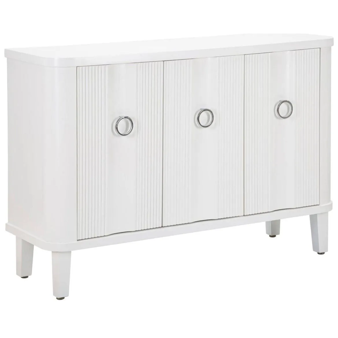 Credenza bianca 120x40x84h cm 3 ante - Lewis