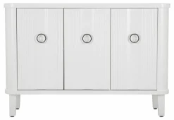 Credenza bianca 120x40x84h cm 3 ante - Lewis