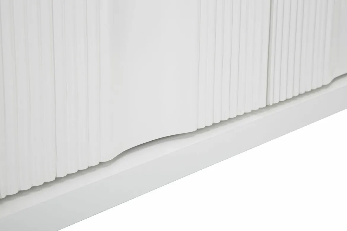 Credenza bianca 120x40x84h cm 3 ante - Lewis