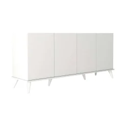 Credenza bianca 180x45x80h cm 4 ante - Paine