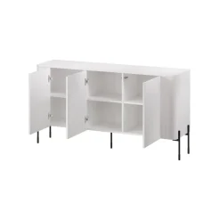 Credenza bianca 150x39x80h cm 3 ante - Susegana