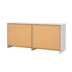 Credenza bianca 153x50x70h cm 6 cassetti - Abacadabra