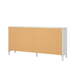 Credenza bianca 159x38x79h cm 8 cassetti - Wendy