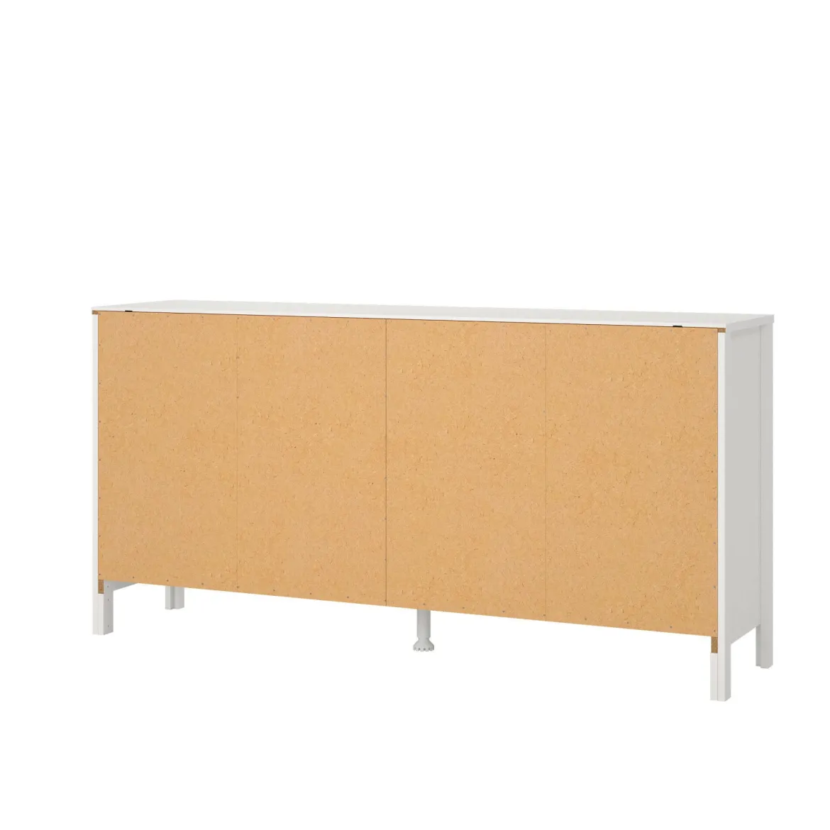 Credenza bianca 159x38x79h cm 8 cassetti - Wendy