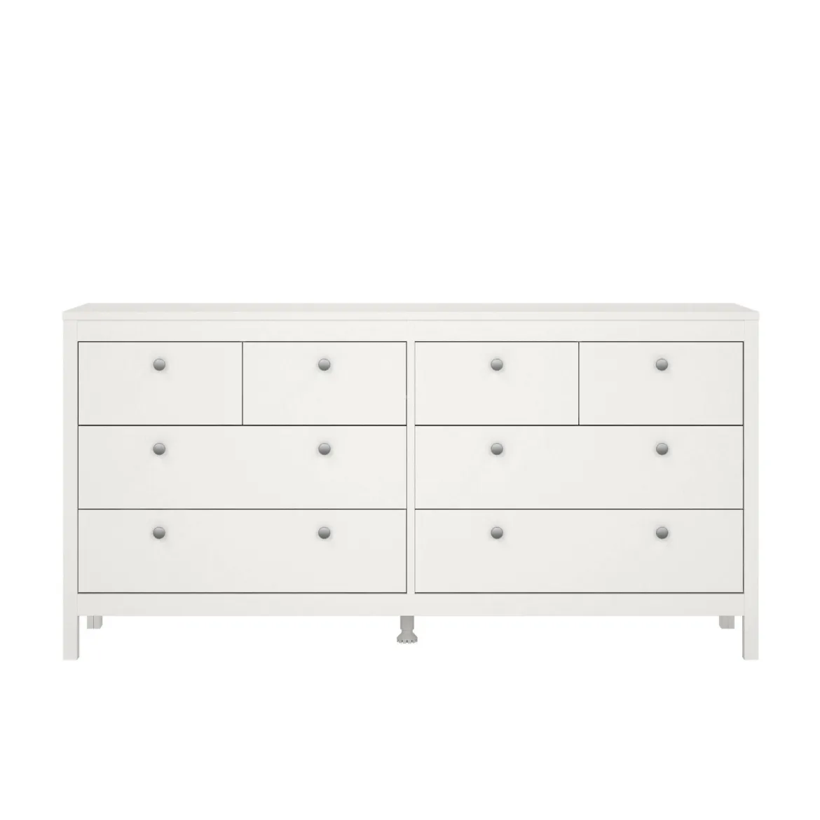 Credenza bianca 159x38x79h cm 8 cassetti - Wendy
