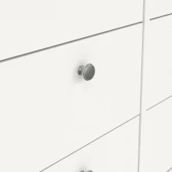 Credenza bianca 159x38x79h cm 8 cassetti - Wendy