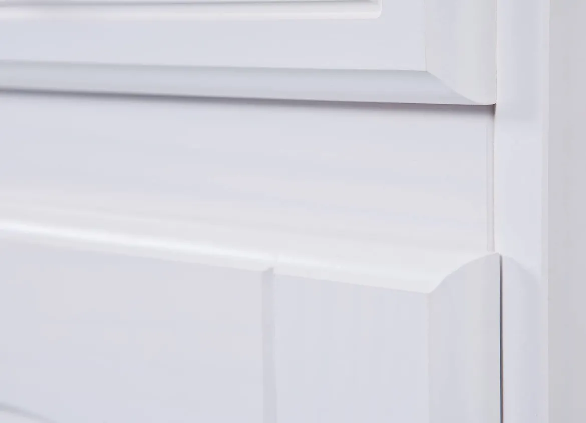 Credenza Bianco 2 Cassetti un Ripiano 88x43x87h cm, Apertura Battente - Pallare