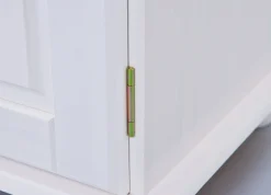 Credenza Bianco 3 Cassetti un Ripiano 130x43x87h cm, Apertura Battente - Gragnano