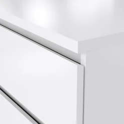 Credenza bianco lucida 153x50x70h cm 6 cassetti - Abacadabra