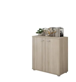 Credenza Marrone Olmo un Ripiano Apertura Battente 68x34x74h cm, 2 Ante - Osteno