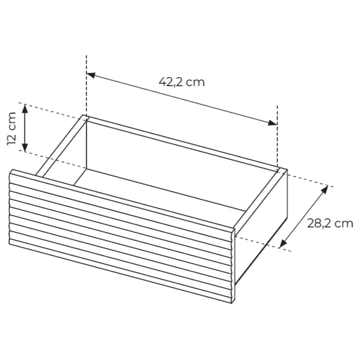 Credenza Marrone Rovere Beige 4 Ripiani Apertura Battente 104x40x138h cm, 2 Ante - Hasota
