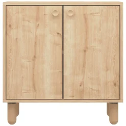 Credenza Marrone Rovere un Ripiano 3 Cassetti 182x44x90h cm, 2 Vani - Minoprio