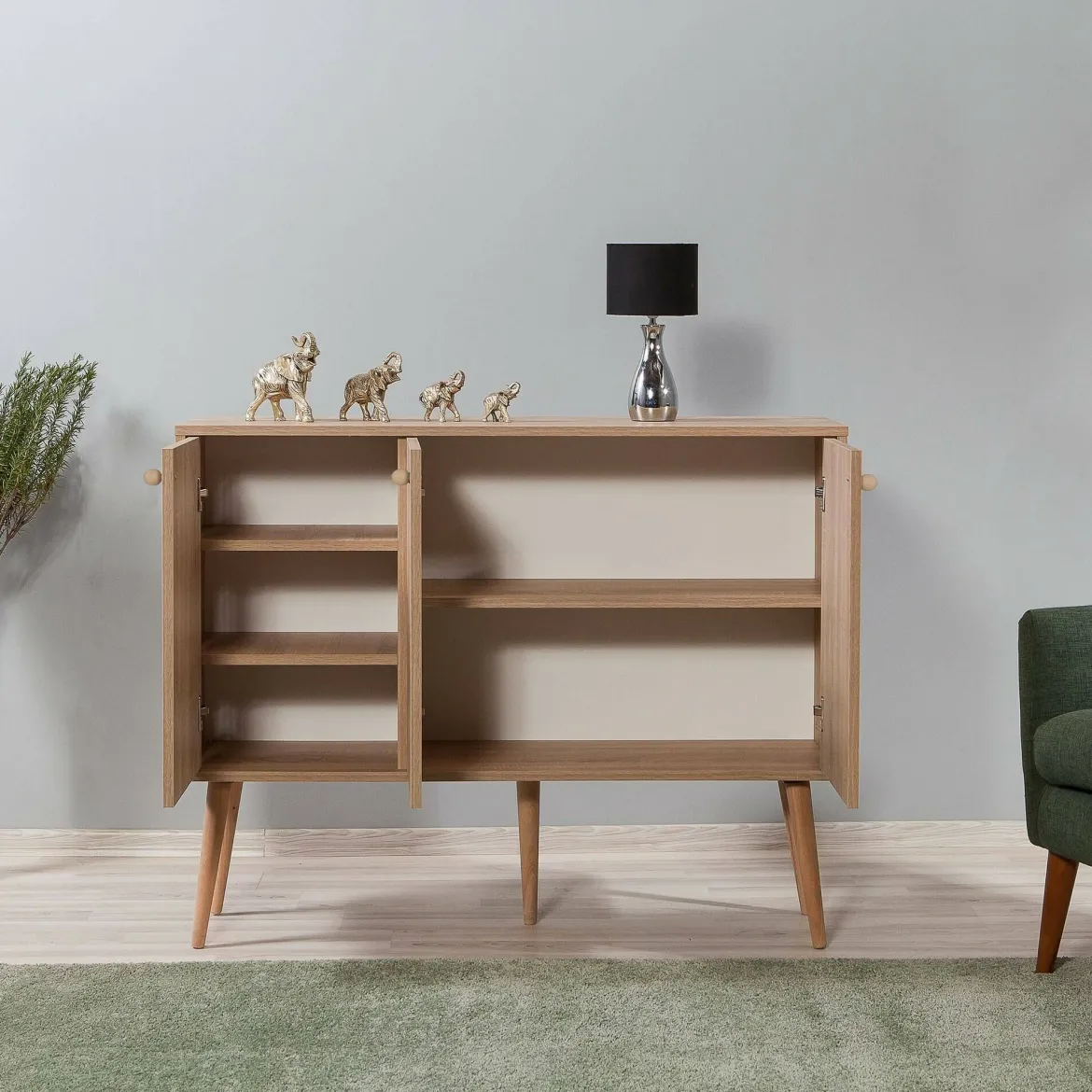 Credenza mosaico 120x36x90h cm 3 ante - Arzumia