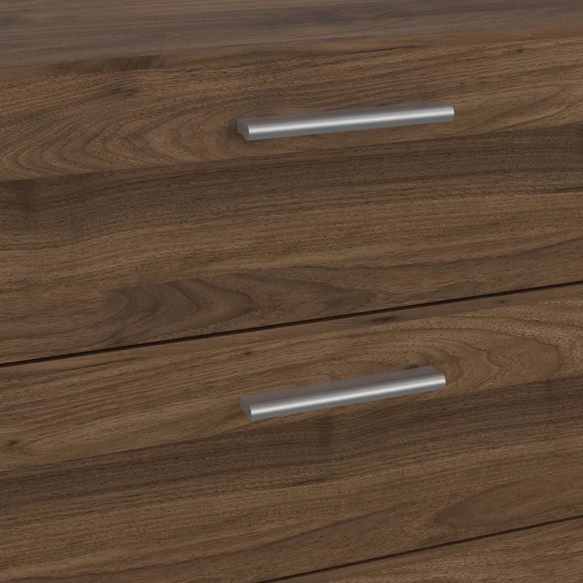 Credenza noce 140x40x81h cm 8 cassetti - Urduja