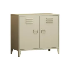 Credenza panna 80x40x73h cm 2 ante - Conco