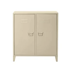 Credenza panna 80x40x73h cm 2 ante - Conco