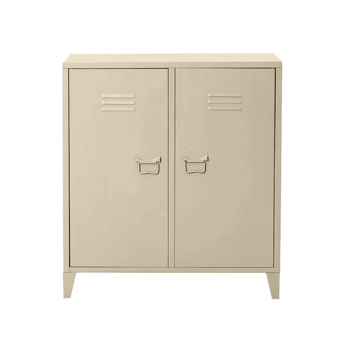 Credenza panna 80x40x73h cm 2 ante - Conco