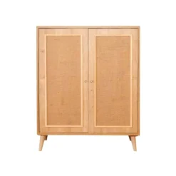 Credenza quercia 90x40x110h cm 2 ante - Albiano