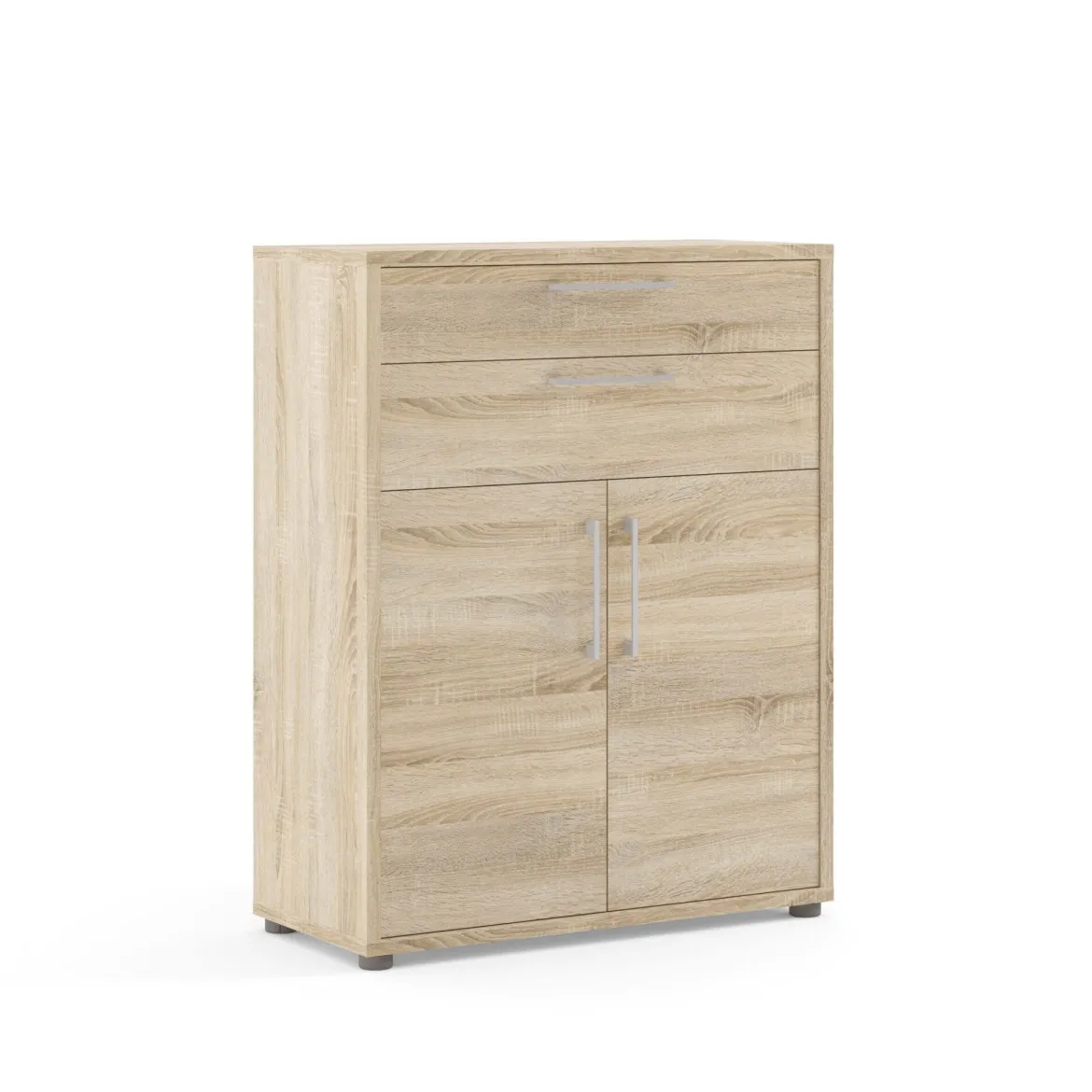 Credenza quercia 89x40x113h cm 2 ante e 2 cassetti - Agra