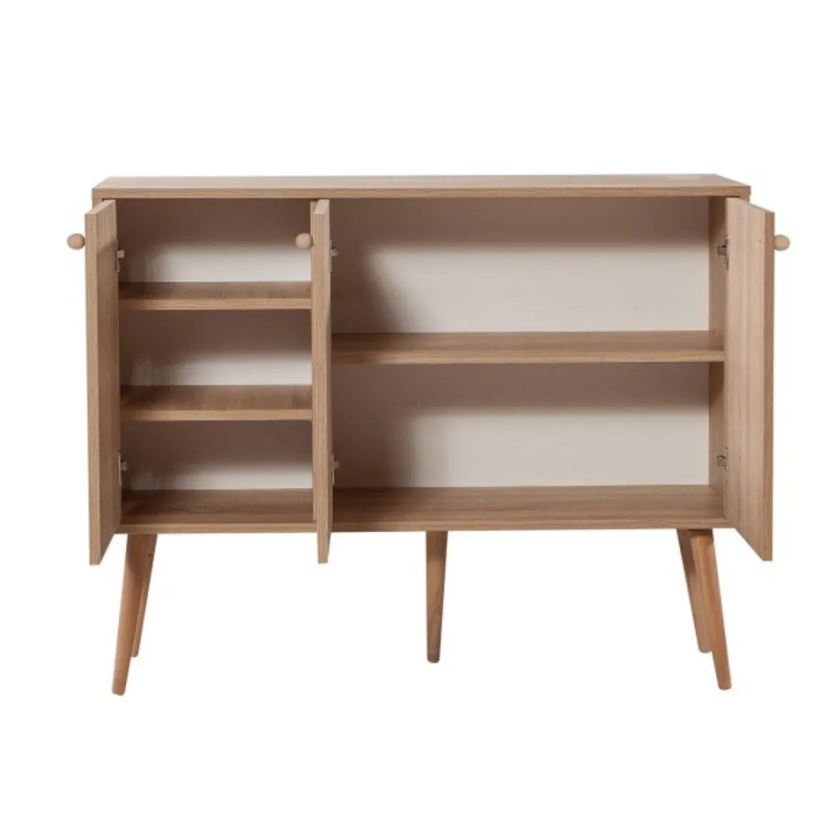Credenza quercia 120x36x90h cm 3 ante - Haratan