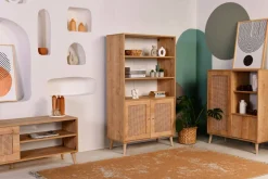 Credenza quercia 90x40x110h cm 2 ante - Skopje