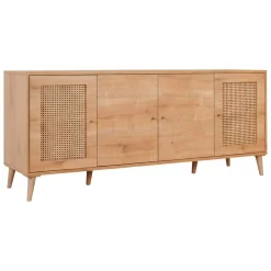 Credenza quercia 180x41x81h cm 4 ante - Tarawa