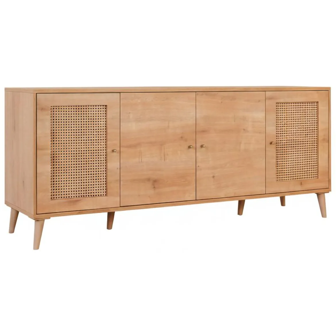 Credenza quercia 180x41x81h cm 4 ante - Tarawa