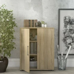 Credenza quercia 89x40x113h cm 2 ante - Warszawa