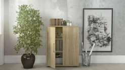 Credenza quercia 89x40x113h cm 2 ante - Warszawa