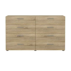 Credenza quercia 140x40x81h cm 8 cassetti - Phethai
