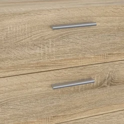 Credenza quercia 140x40x81h cm 8 cassetti - Phethai