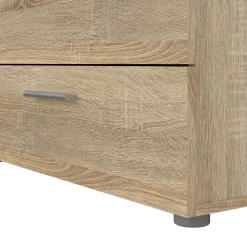 Credenza quercia 140x40x81h cm 8 cassetti - Phethai