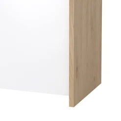 Credenza rovere e bianco lucida 197x48x83h cm 4 ante e 1 cassetto - Basile