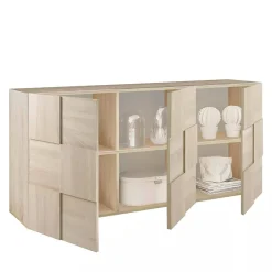 Credenza rovere 181x43x84h cm 3 ante - Ulysses