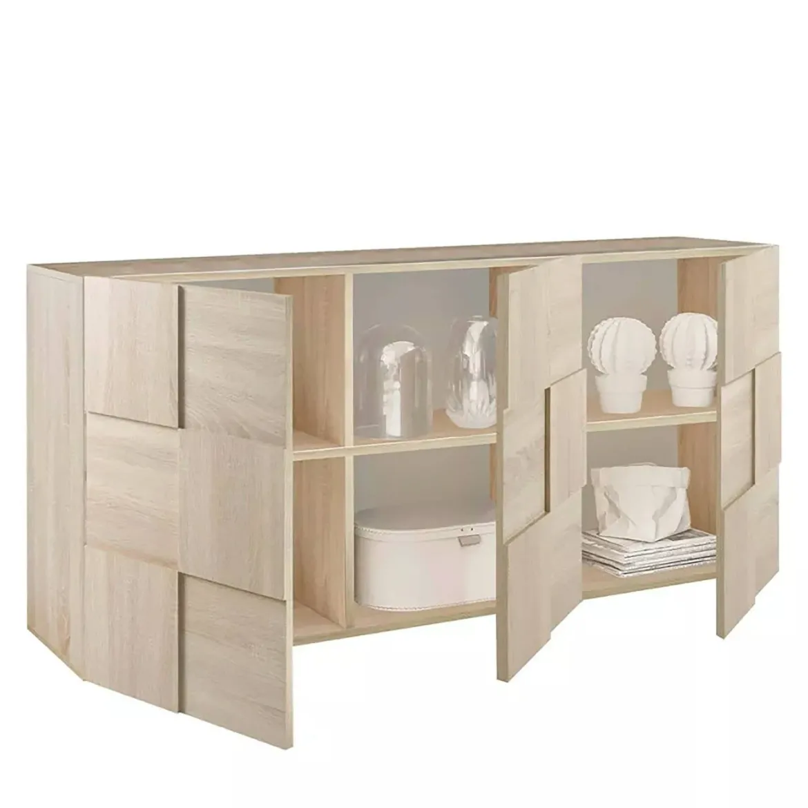Credenza rovere 181x43x84h cm 3 ante - Ulysses