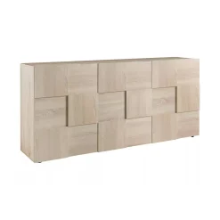 Credenza rovere 181x43x84h cm 3 ante - Ulysses